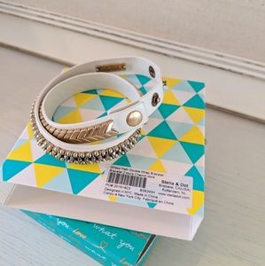 Gilded Path Leather Wrap Bracelet